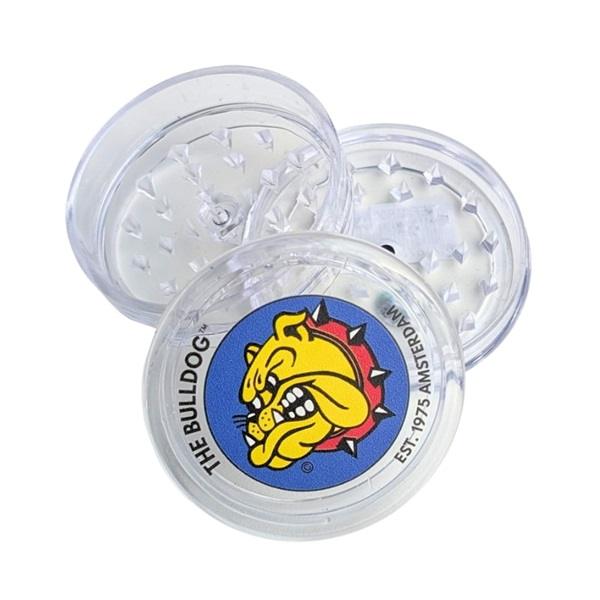 The Bulldog - 3-part Acrylic Grinder Doorzichtig